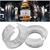 2PCS Car Suspension Shock Absorber, A Type Rubber Spring Booster Auto Buffers Power Cushion, Universal Car Spring Bumpers (C Type)
