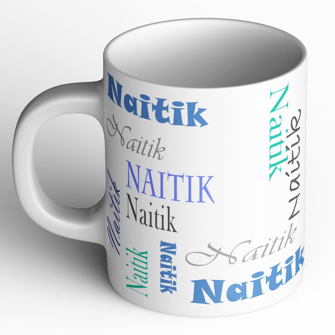 Buy Abaronee Personalized Naitik Name Printed Ceramic