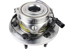 MACEL 515096 Front Wheel Hub Bearing Assembly Compatible with Chevy Tahoe, Silverado 1500, Suburban 1500, Avalanche, Cadillac Escalade ESV EXT, GMC Yukon Sierra 1500, XL 1500, 6 Lugs W/ABS