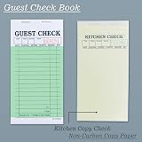 WeiLife 10pk Carbonless Guest Check Pads Waitress Restaurant Order Forms 500 view 3