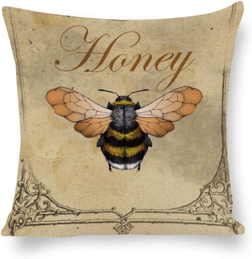 bumble bee throw pillows