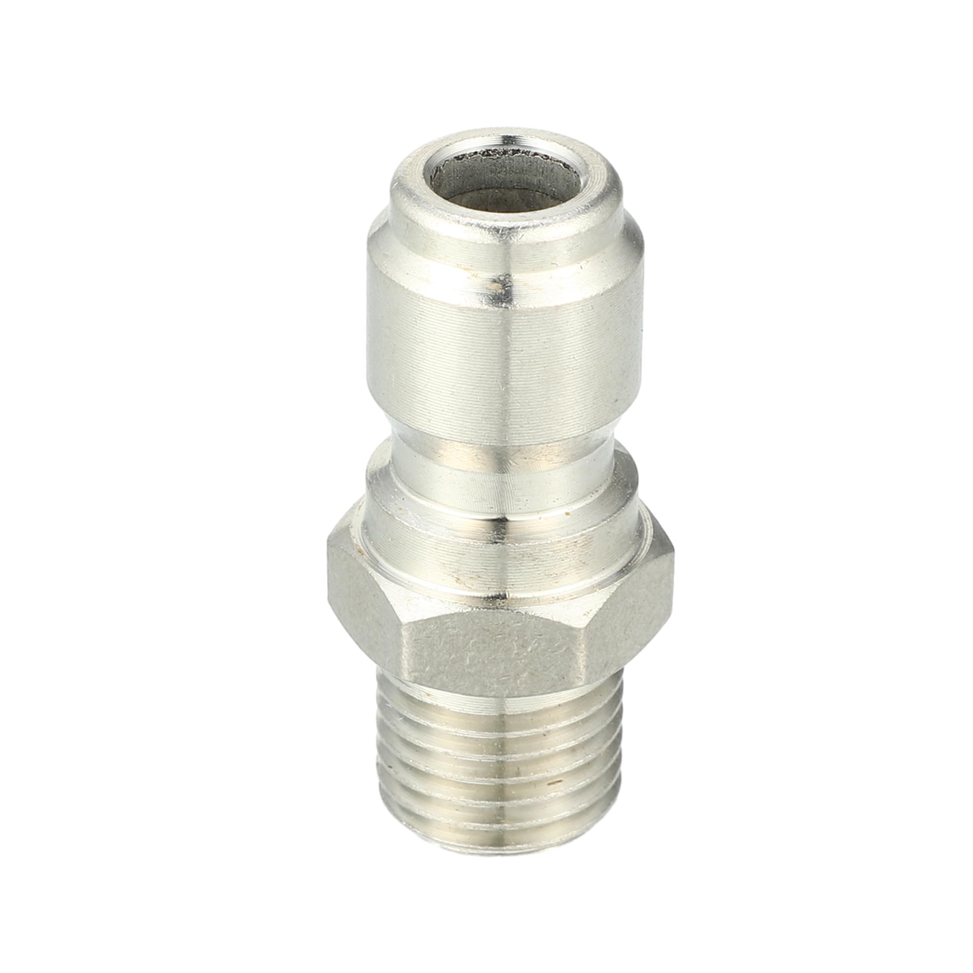 Hihaha Pressure Washer Coupler/Outer Washer Gun Adapter Universal for Car/Durable Stainless Steel M14 x 1.5/1 Pcs Silver Tone