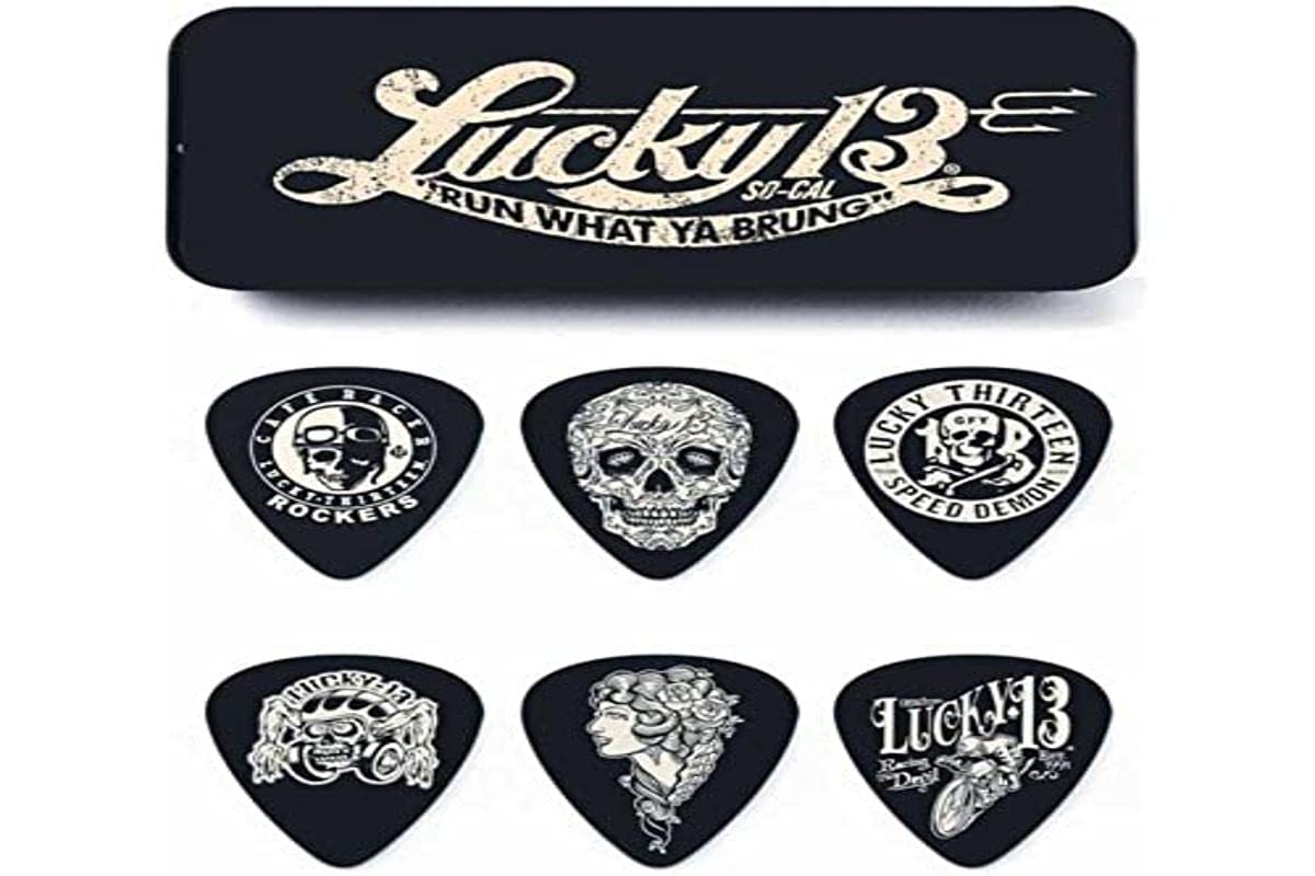 Médiators Jim Dunlop 0.60 mm ADU L13CP60 Sachet de 6 Lucky 2