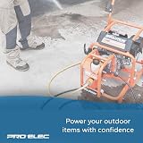 PRO ELEC PEL01008 Mains Extension Lead Outdoor 5m IP54 Orange 1-Gang view 4
