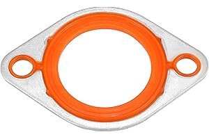 X AUTOHAUX Aluminum Silicone Thermostat Water Neck Thermostat Housing Gasket Seal Replacement for Chevy SBC BBC 265 283 305 3
