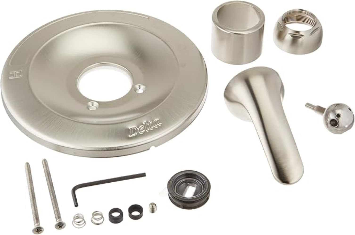 Everbilt 1-Handle Shower Valve Trim Kit For Delta Faucets – Brushed Nickel
