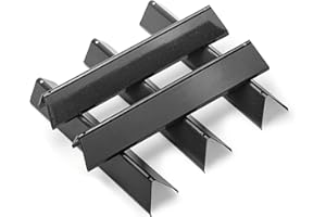 Gcostar 7636 Flavorizer Bars for Weber Spirit 300 II 300 & GS4 Spirit II 300 Series, Spirit E310 E320 E330 S310 S320 S330 Grill with Front Control Knob，15.3 Inch Heat Tent for Weber 67046 69797 68843