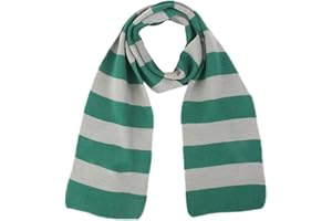 VIVIAN & VINCENT Fall Winter Ultra Soft Knit Striped Scarf for Women Men Boys Girls