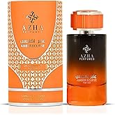 Azha Amber Eclipse For Him Eau De Parfum Spray 100ML(3.4 OZ) Long Lasting Arabian Perfume For Men - Radiant Clash of Citrus, Spice, Floral Oud & Smoky Depth Perfume Men for Timeless Scent Experience