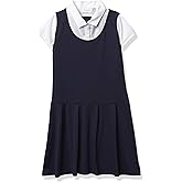 The Children's Place Girls' Uniform Ponte Knit 2 In 1 Dress