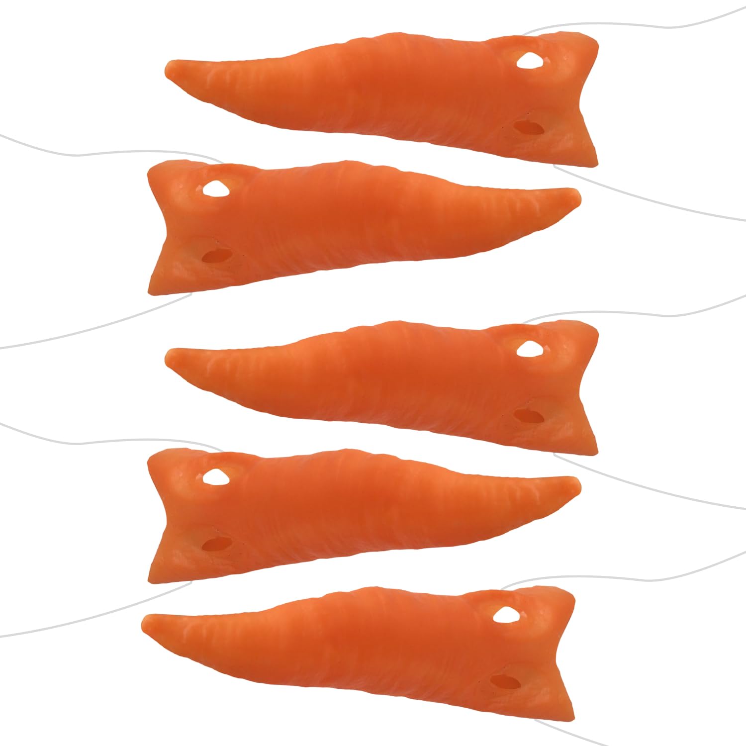 Lezevn Carrot Nose Accessory Christmas Orange Carrot Nose Snowman Nose Disguise Nose for Snowman Christmas Costumes or Scarecrow Costumes (5)