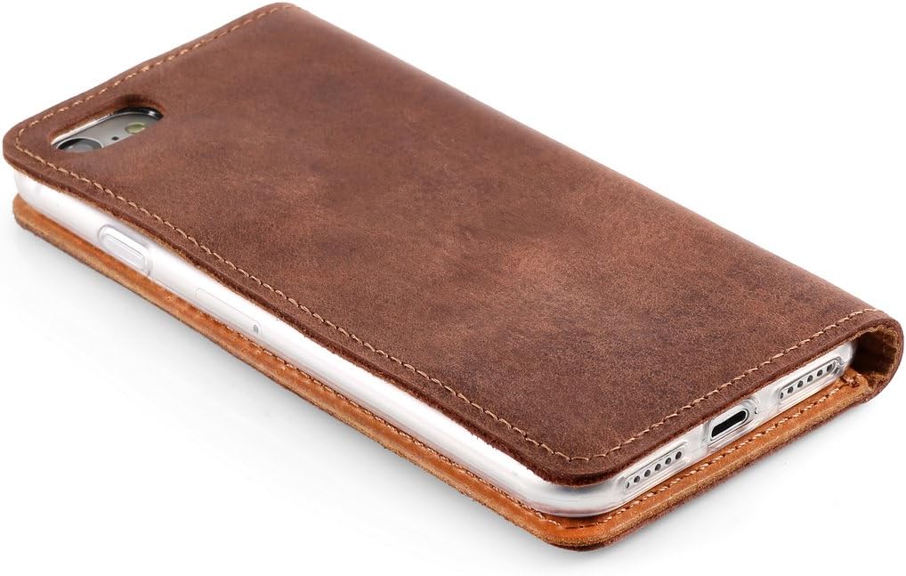 Surazo Leather Wallet Mobile Phone Case Compatible with Apple iPhone X/XS, Flip & Fold Smartphone Case with Stand - Image 5