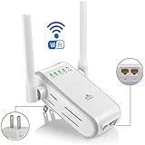 DHMXDC Wireless-N 300Mbps WiFi Range Extender Wireless Router/Repeater/AP/WPS Mini Dual External Antennas Wireless Booster Signal Wireless Access Point