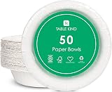 Talking Tables Table Kind 50 x Paper Bowls 18cm White Eco Friendly Recyclable view 7