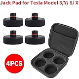 EVFIT Jack Lifting Pad for Tesla Model 3, Y, S, X, Jack Point Pad Sturdy Adapter Protects Battery & Paint for Using with a Fl