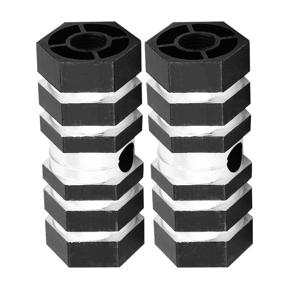 BMX Pegs, Aluminium Alloy Rear Axle Foot Pegs for Stunt Cycling on Scooters BMX Freestyle Bikes Lightweight Anti-Slip
