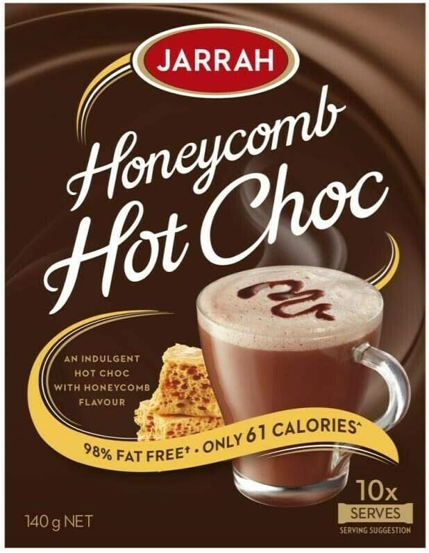 Jarrah Honeycomb Hot Chocolate 10 Pack 140g
