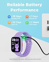 Brave 2 Kids Smart Watch 1.8 inch Pedometer Heart Rate IP68 Lilac view 7