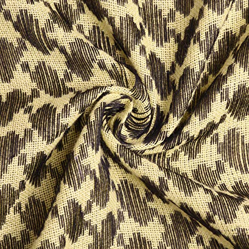 ChinFun 100% Cotton Keffiyeh Tactical Desert Scarf Military Arab Scarf Wrap Shemagh (Yellow) - Thumbnail 4