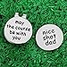 ELOI Golf Ball Markers Nice Shot Dad Golfer Gift with Magnetic Hat Clip Father's Day Christmas Gift for Daddy Golf Lover
