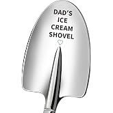Father's Day Gifts for Dad from Daughter Son, Dad Birthday Gift, Engraved Dads Ice Cream Shovel, Dad Gift from Daughter Son Father Papa Gifts Funny Presents for New Bonus Step Dads
