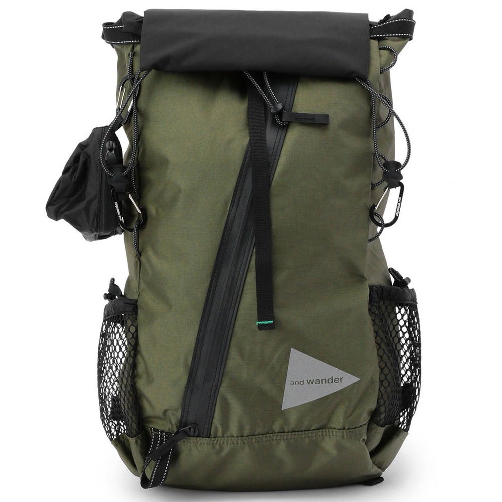 軽量 2 カーキ バックパック 30l コーデュラナイロン Aw 912 B06xpkjw27 2 カーキ アンドワンダー 防水 30l Backpack 30l 登山リュックザック 注目の Rumble Media