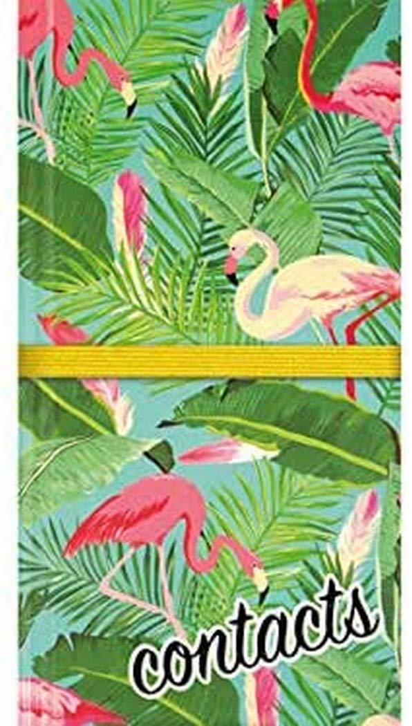 Kangaro Small Hardc Address Book Bound with Elastic Strap 80 Pages Assorted 95 x 180 cm