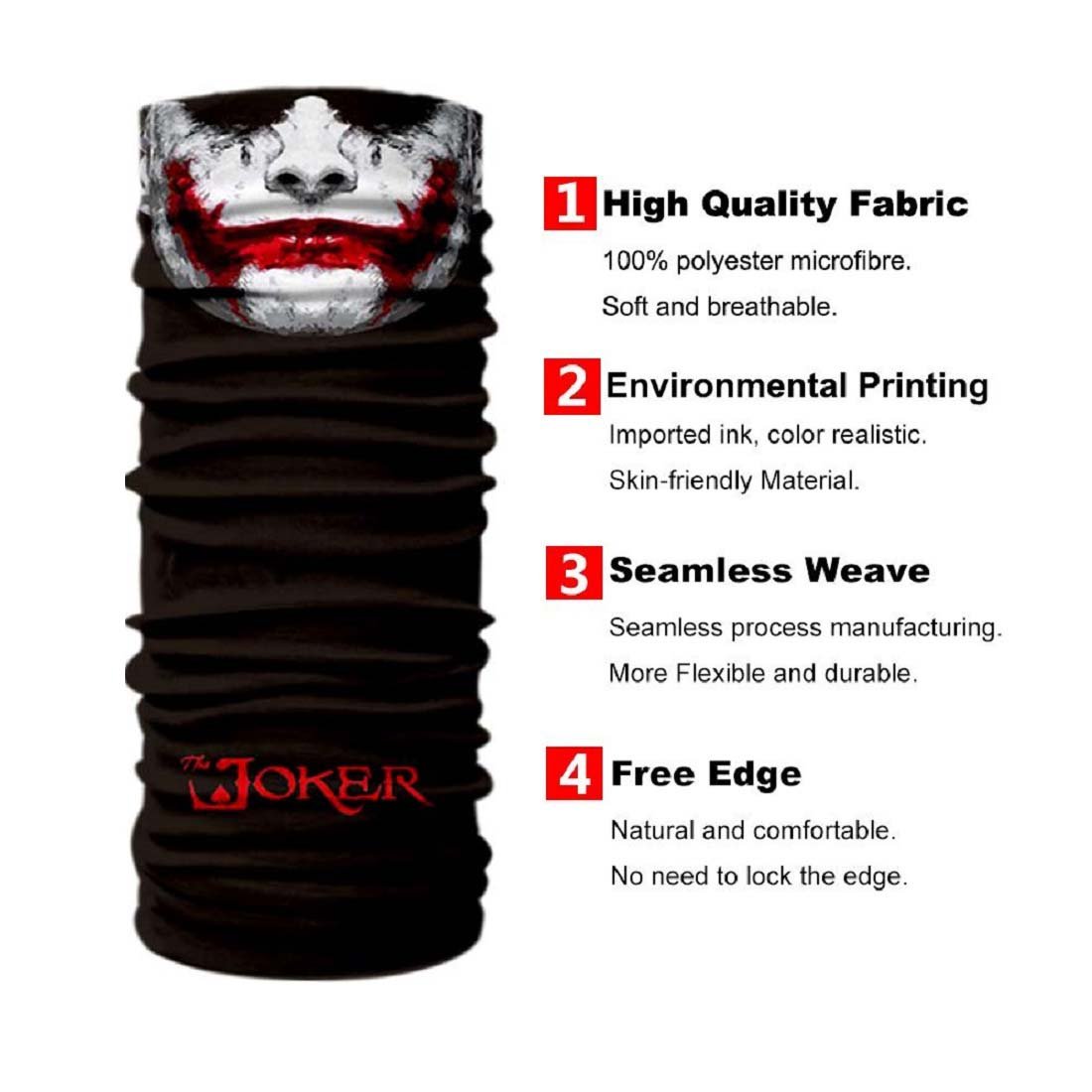 Toplor Moisture wicking Bandana - Motorcycle Face Mask - Face Shield Fiber Skull Mask Half Face Mask (AC-140)