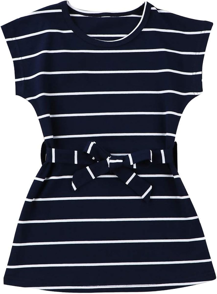 baby blue stripe mini dress