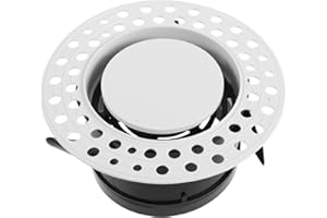 KOCKSHION Central Air Conditioner Ceiling Vent Cover 93mm round Air Diffuser Adjustable Flush Mounted for Hvac