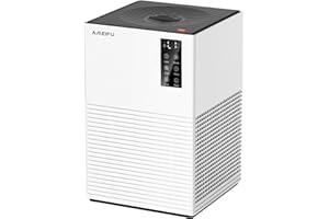 AMEIFU Air Purifier for Home Large Room Up to 1200 Sq Ft, Air Cleaner with H13 Filter, Air Quality Sensor, 4 Timers, 3 Speeds Fan, Quite Air Purifier for Dust, Pet Hair, Pollen (Remote Control Not Include)