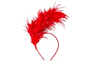 HIWIND Fashion Hairband Feathers Headband Tea Party Cocktail Wedding Headpiece
