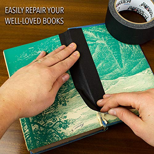 Bookbinding Tape Cloth Book Repair Tape Black USA Quality 2 in