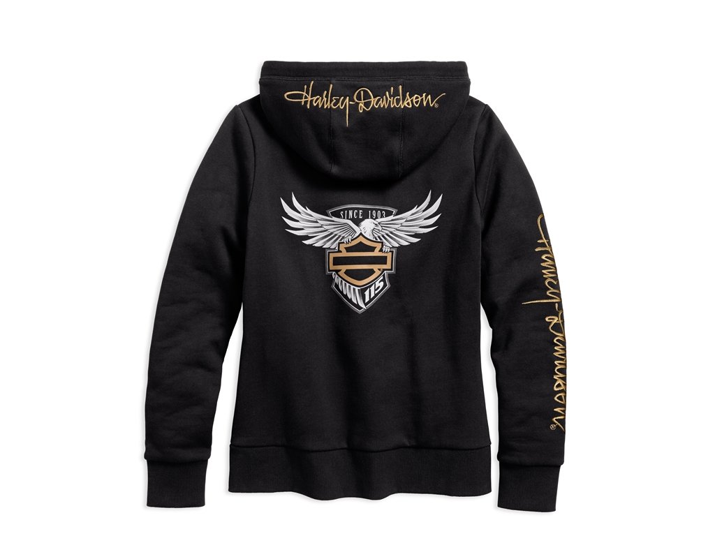 harley davidson 115th anniversary hoodie