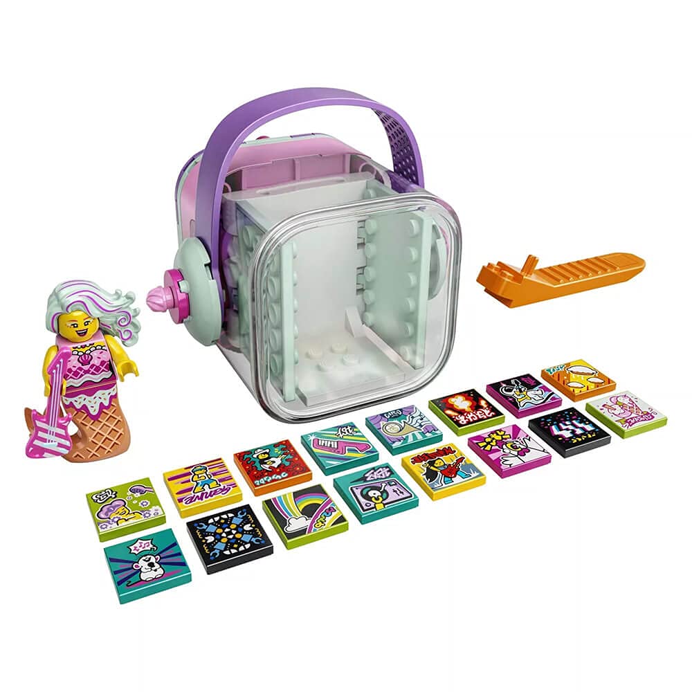 Sinoeem LEGO VIDIYO Candy Mermaid Beatbox 43102 Building Kit with Minifigure; Creative Kids Will Love Producing Pop Music Videos Full of Songs, Dance Moves and Effects, New 2021 (71 Pieces)