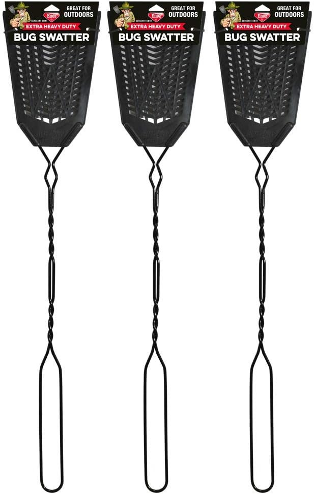 Enoz Sergeant Swat Flyswatter (Pack of 3): Sports & Outdoors