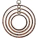 Tatuo 4 Pieces Embroidery Hoop Cross Stitch Hoops Imitated Wood Embroidery Circle for Art Craft Handy Sewing and Hanging