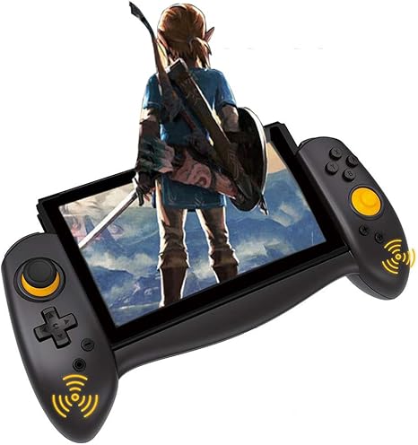 Amazon Com Dobe Tns 18133 Switch Host Handle Grip Switch Console Gamepad Plug And Play For Nintendo Switch Ns Computers Accessories