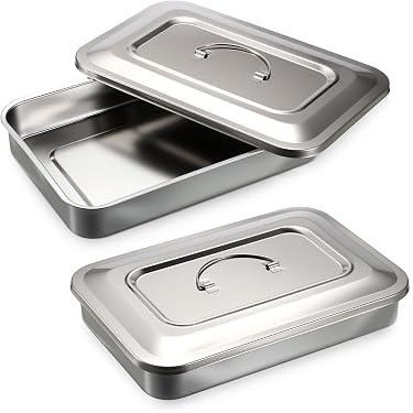 Plasdent B Lock Size B Flat Tray For Ritter Dental Setups – Lockable Divided Tray Or Cover