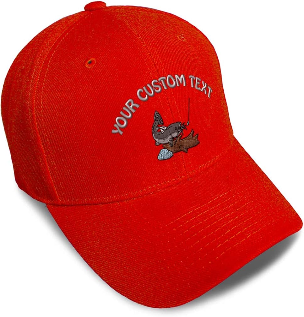 Custom Baseball Cap Animal Wildlife Saltwater Fish Catfish Ocean and