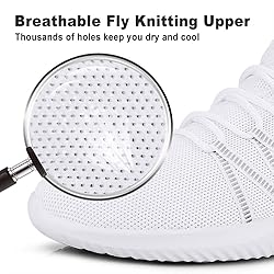 Feethit Mens Slip On Running Shoes Breathable