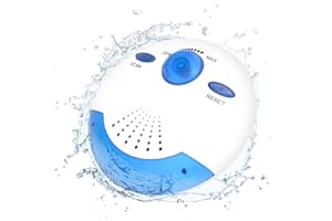 Generic Shower Radio with Hooks, IPX7 Waterproof Portable Bluetooth Speaker 360° HD Sound, FM Radio Shower Speakers for Party