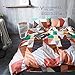 VM VOUGEMARKET Geometric Duvet Cover Set Queen,Full Cotton Colorful Diamond Bedding Set,Reversible Hotel Quality Duvet Cover with Zipper-Queen,Helsinki
