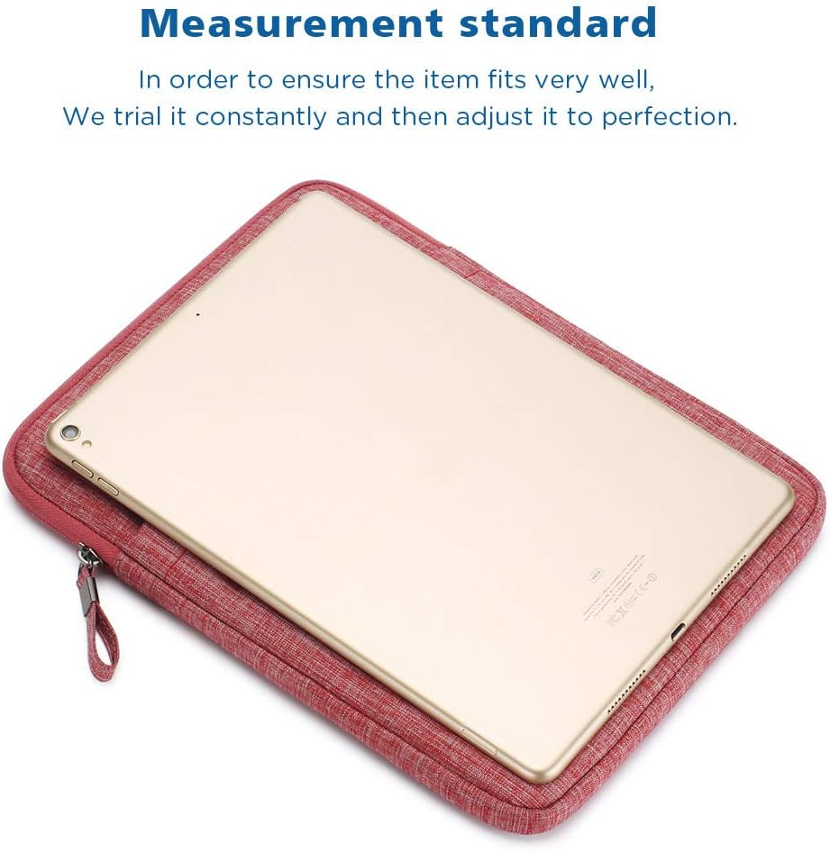 NIDOO 8 Inch Water-Resistant Laptop Sleeve Case Protective Bag Portable Carring for 7.9" iPad mini 4 5/8" iPad mini 6/8" Tab M8 3th Gen / 8.7" Galaxy Tab A7 Lite / 8" MatePad T 8 Kids Edition - Image 3
