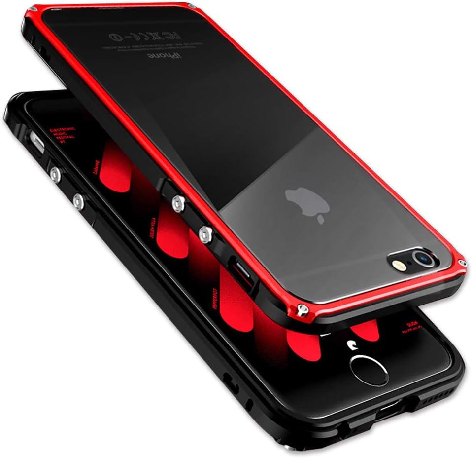 Mqman Iphone6 Iphone6s アルミバンパー ケース ねじ留め式 メタルフレーム 2点セット 透明バックプレート アイフォン7 プラス 赤色背面パネルカバー ストラップホール付き 軽量 薄型 金属人気合金 かっこいい 洒落 Iphone6 6s 黒赤 透明 Amazon Mqman Iphone6 Iphone6s アルミバンパー ケース ねじ留め式 メタルフレーム 2点セット 透明バックプレート アイフォン7 プラス 赤色背面パネルカバー ストラップホール付き 軽量 薄型 金属人気合金 かっこいい 洒落 Iphone6 6s 黒赤 透明 Amazon