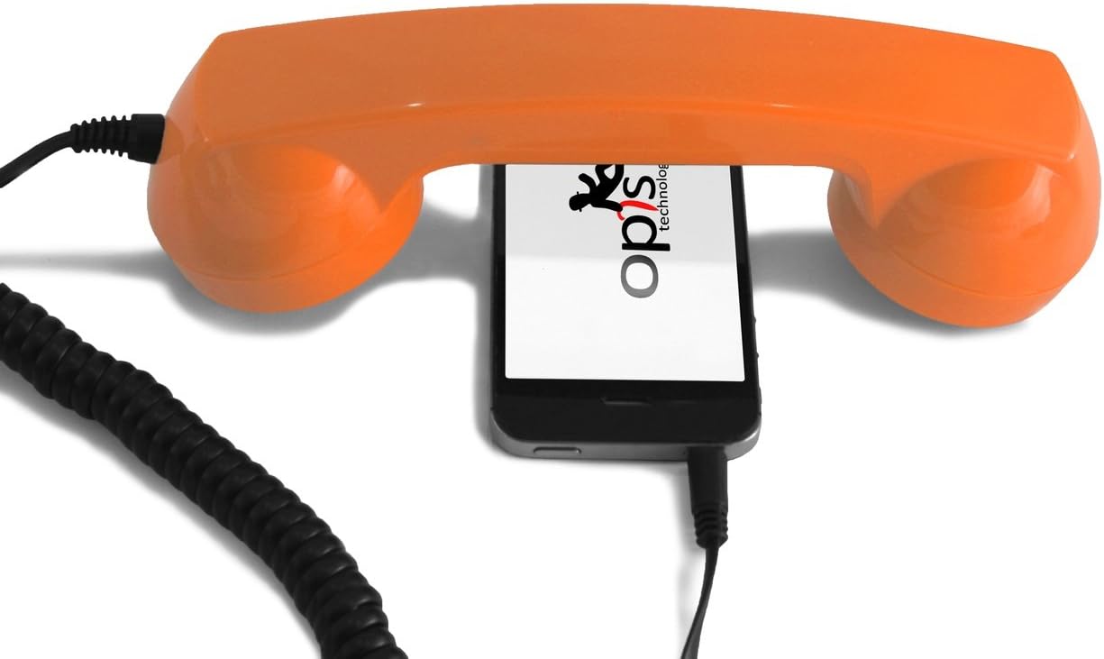 Opis Technology 60s Micro USB-C Edition: Retro Telephone Handset for Mobile Phones & Smartphones