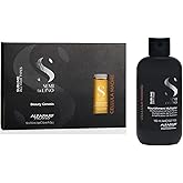 Alfaparf Milano Semi di Lino Cellula Madre Beauty Genesis and Nourishing Multiplier Set for Dry Hair - Nourishes Hair - Protects Color - Adds Shine - Protects and Enhances Cosmetic Color