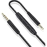 Replacement Audio Cable for Bose Headphones Cord Wire 3.5mm to 2.5mm Compatible with Bose 700 Quietcomfort 25 QC25 35 QC35 QC35II 45 QC45 JBL Tune 710BT 660NC 760NC with in-line Mic & Volume Control
