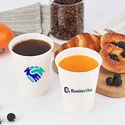 ECOEXTRA Custom Paper Cups, Personalized Disposable