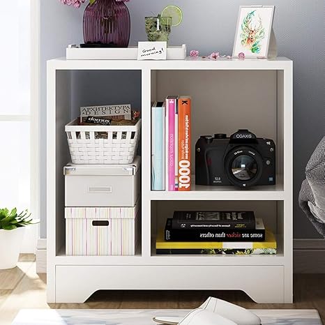 Amazon Com Nightstands White Bedside Table Cabinet Drawer